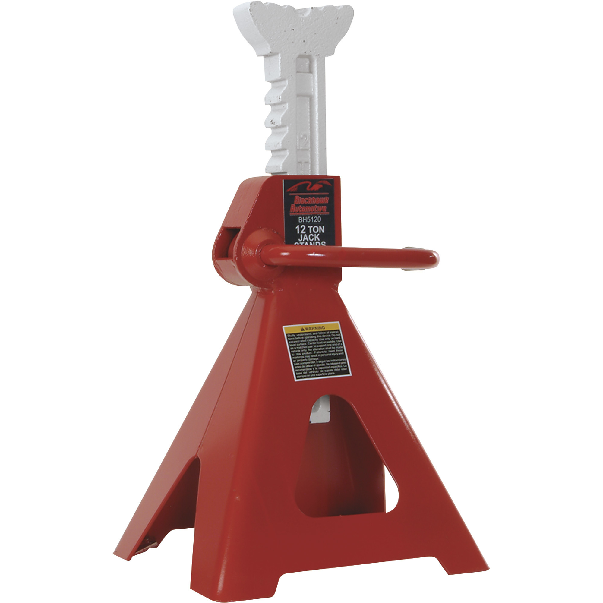 Blackhawk Automotive 12-Ton Jack Stands, Pair, Model# BH5120
